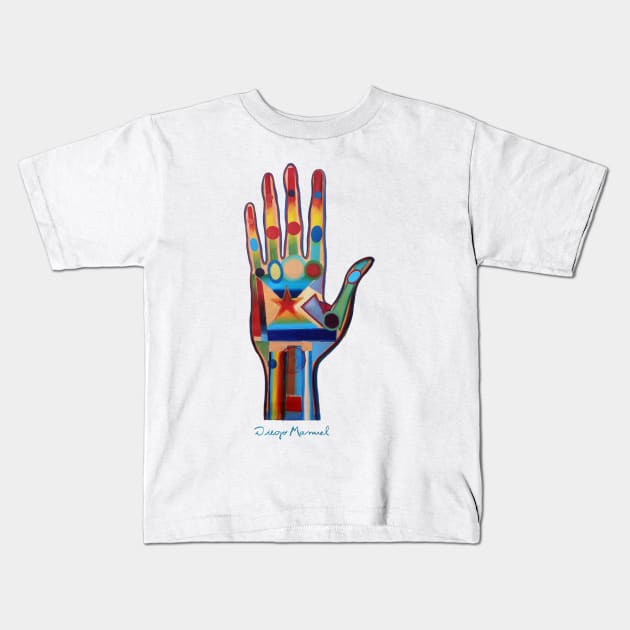 The hand 7 Kids T-Shirt by diegomanuel